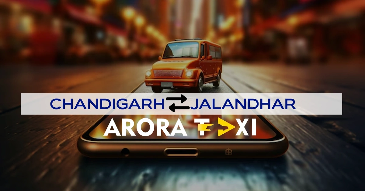 CHANDIGARH TO JALANDHAR taxi