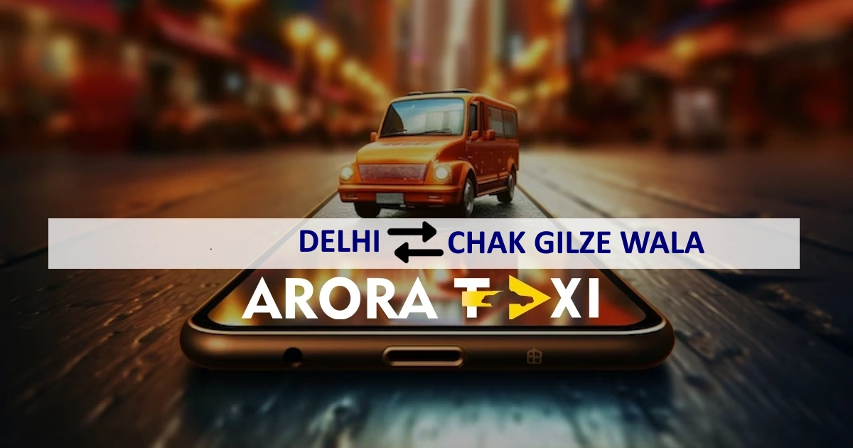 Delhi To Chak Gilze Wala taxi